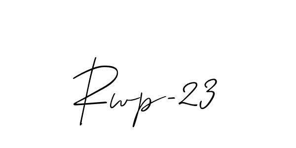 Use a signature maker to create a handwritten signature online. With this signature software, you can design (Allison_Script) your own signature for name Rwp-23. Rwp-23 signature style 2 images and pictures png