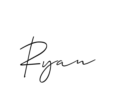 Best and Professional Signature Style for Ryan. Allison_Script Best Signature Style Collection. Ryan signature style 2 images and pictures png
