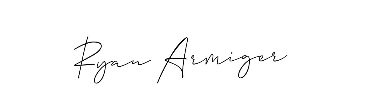 if you are searching for the best signature style for your name Ryan Armiger. so please give up your signature search. here we have designed multiple signature styles  using Allison_Script. Ryan Armiger signature style 2 images and pictures png