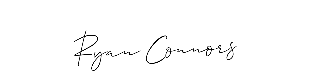 It looks lik you need a new signature style for name Ryan Connors. Design unique handwritten (Allison_Script) signature with our free signature maker in just a few clicks. Ryan Connors signature style 2 images and pictures png