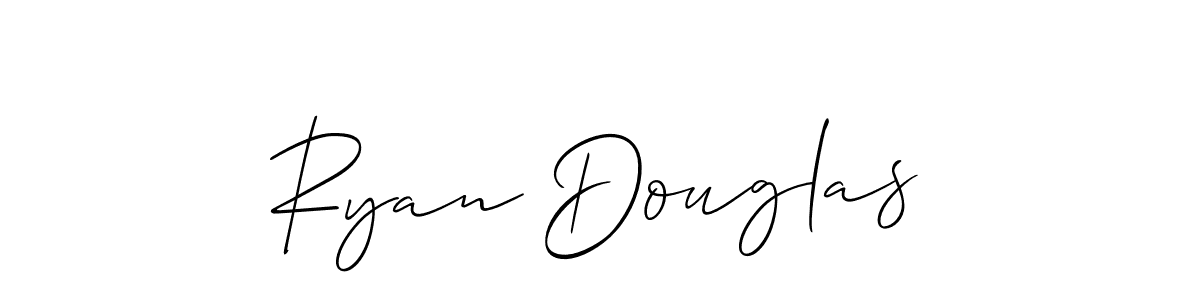 Ryan Douglas stylish signature style. Best Handwritten Sign (Allison_Script) for my name. Handwritten Signature Collection Ideas for my name Ryan Douglas. Ryan Douglas signature style 2 images and pictures png