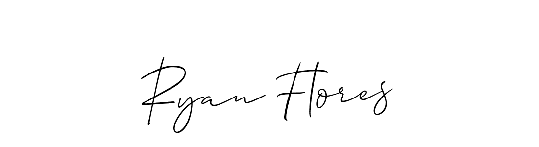 It looks lik you need a new signature style for name Ryan Flores. Design unique handwritten (Allison_Script) signature with our free signature maker in just a few clicks. Ryan Flores signature style 2 images and pictures png