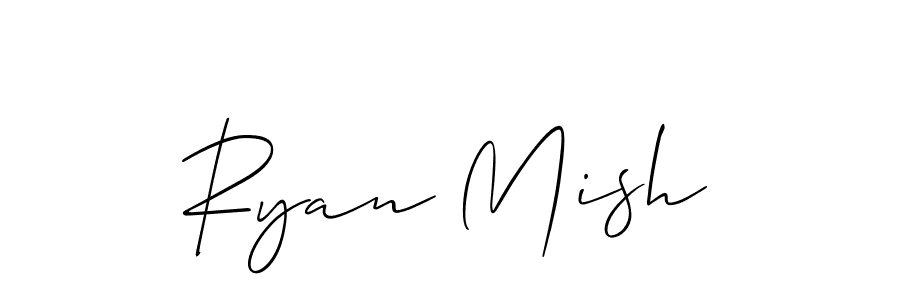 Also You can easily find your signature by using the search form. We will create Ryan Mish name handwritten signature images for you free of cost using Allison_Script sign style. Ryan Mish signature style 2 images and pictures png