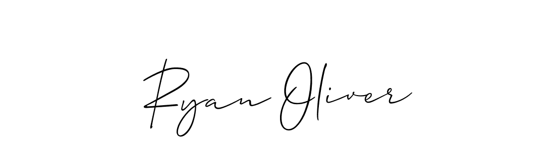 Best and Professional Signature Style for Ryan Oliver. Allison_Script Best Signature Style Collection. Ryan Oliver signature style 2 images and pictures png