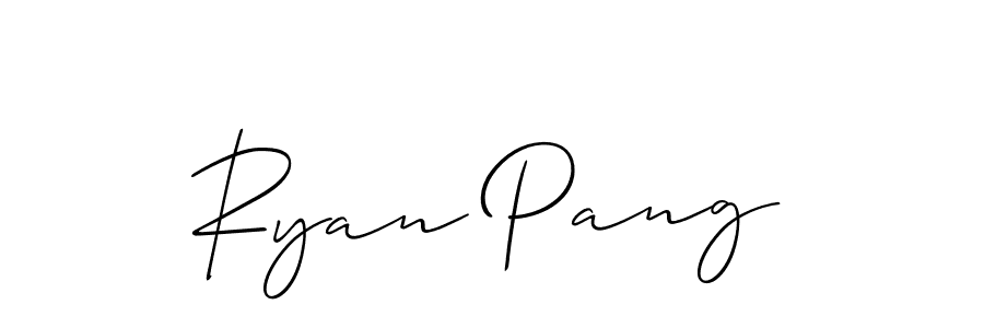 Make a short Ryan Pang signature style. Manage your documents anywhere anytime using Allison_Script. Create and add eSignatures, submit forms, share and send files easily. Ryan Pang signature style 2 images and pictures png