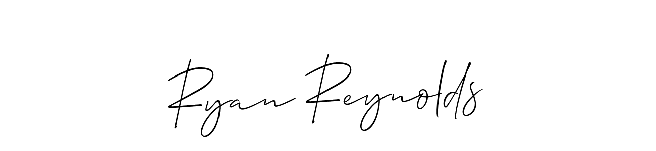 How to Draw Ryan Reynolds signature style? Allison_Script is a latest design signature styles for name Ryan Reynolds. Ryan Reynolds signature style 2 images and pictures png