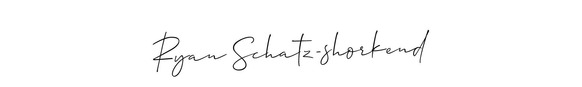 Make a beautiful signature design for name Ryan Schatz-shorkend. Use this online signature maker to create a handwritten signature for free. Ryan Schatz-shorkend signature style 2 images and pictures png