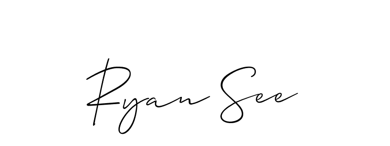 Make a beautiful signature design for name Ryan See. Use this online signature maker to create a handwritten signature for free. Ryan See signature style 2 images and pictures png