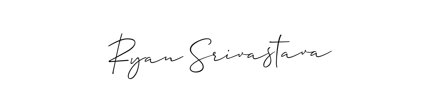 Make a beautiful signature design for name Ryan Srivastava. With this signature (Allison_Script) style, you can create a handwritten signature for free. Ryan Srivastava signature style 2 images and pictures png