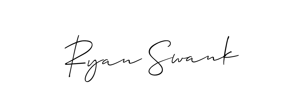if you are searching for the best signature style for your name Ryan Swank. so please give up your signature search. here we have designed multiple signature styles  using Allison_Script. Ryan Swank signature style 2 images and pictures png