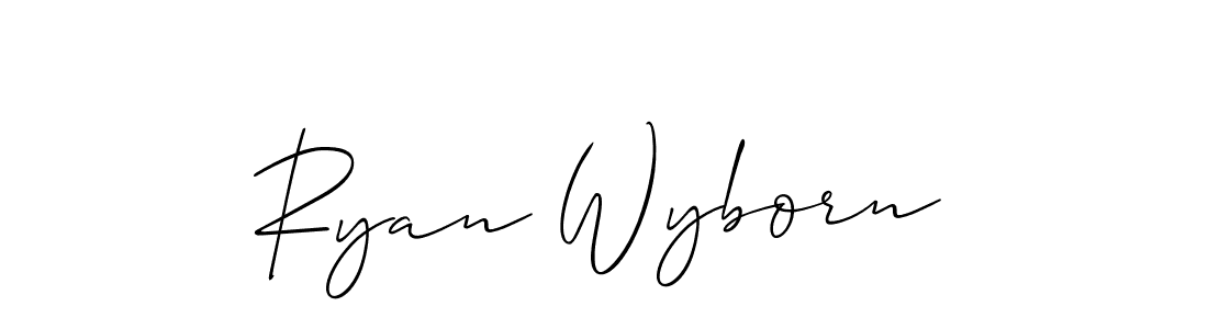 The best way (Allison_Script) to make a short signature is to pick only two or three words in your name. The name Ryan Wyborn include a total of six letters. For converting this name. Ryan Wyborn signature style 2 images and pictures png