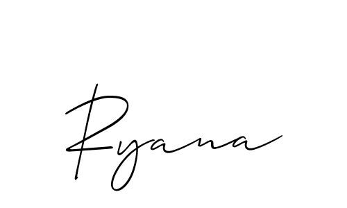 You should practise on your own different ways (Allison_Script) to write your name (Ryana) in signature. don't let someone else do it for you. Ryana signature style 2 images and pictures png