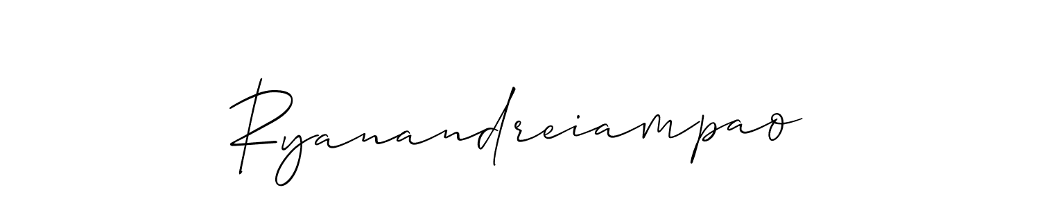 Design your own signature with our free online signature maker. With this signature software, you can create a handwritten (Allison_Script) signature for name Ryanandreiampao. Ryanandreiampao signature style 2 images and pictures png