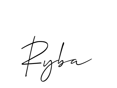 Here are the top 10 professional signature styles for the name Ryba. These are the best autograph styles you can use for your name. Ryba signature style 2 images and pictures png