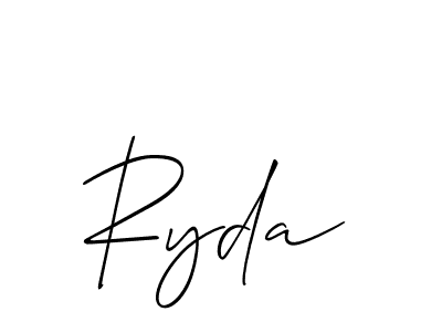 Also we have Ryda name is the best signature style. Create professional handwritten signature collection using Allison_Script autograph style. Ryda signature style 2 images and pictures png