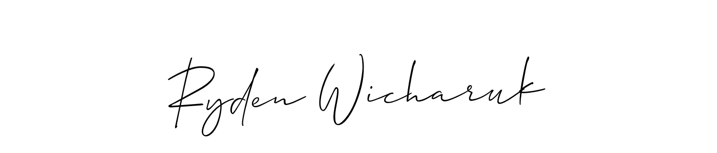 Here are the top 10 professional signature styles for the name Ryden Wicharuk. These are the best autograph styles you can use for your name. Ryden Wicharuk signature style 2 images and pictures png