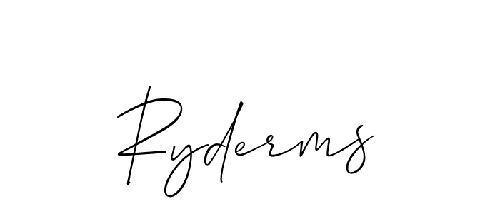 How to Draw Ryderms signature style? Allison_Script is a latest design signature styles for name Ryderms. Ryderms signature style 2 images and pictures png