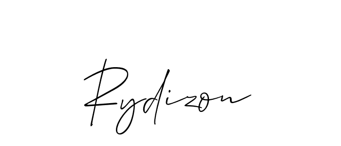 Create a beautiful signature design for name Rydizon. With this signature (Allison_Script) fonts, you can make a handwritten signature for free. Rydizon signature style 2 images and pictures png