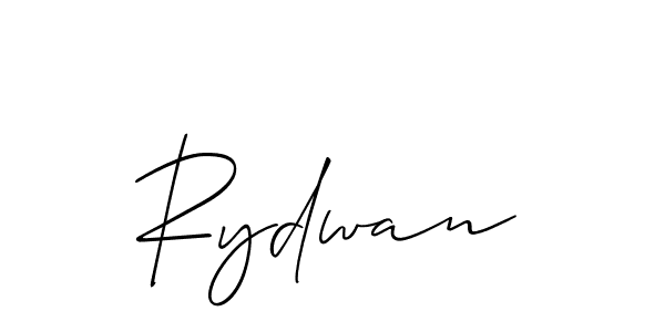 Make a beautiful signature design for name Rydwan. With this signature (Allison_Script) style, you can create a handwritten signature for free. Rydwan signature style 2 images and pictures png