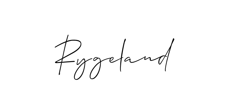 Similarly Allison_Script is the best handwritten signature design. Signature creator online .You can use it as an online autograph creator for name Rygeland. Rygeland signature style 2 images and pictures png