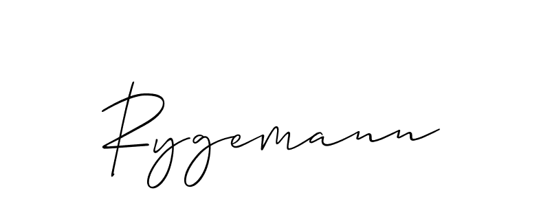 Create a beautiful signature design for name Rygemann. With this signature (Allison_Script) fonts, you can make a handwritten signature for free. Rygemann signature style 2 images and pictures png