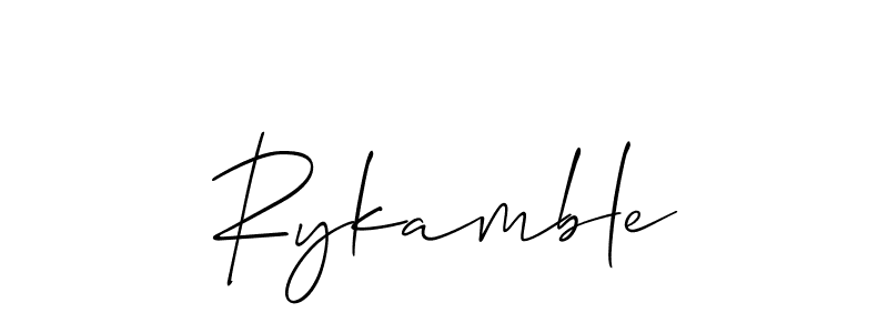 Check out images of Autograph of Rykamble name. Actor Rykamble Signature Style. Allison_Script is a professional sign style online. Rykamble signature style 2 images and pictures png