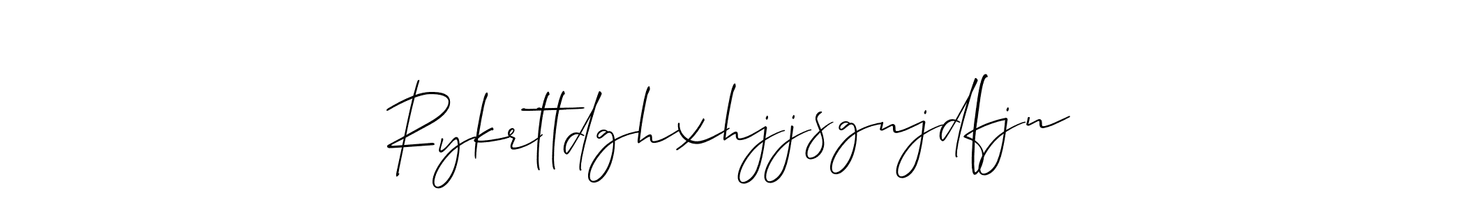 Also we have Rykrttdghxhjjsgnjdfjn name is the best signature style. Create professional handwritten signature collection using Allison_Script autograph style. Rykrttdghxhjjsgnjdfjn signature style 2 images and pictures png
