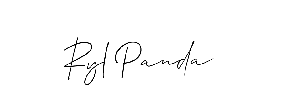 Also we have Ryl Panda name is the best signature style. Create professional handwritten signature collection using Allison_Script autograph style. Ryl Panda signature style 2 images and pictures png