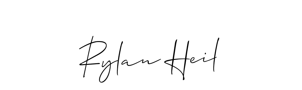 Make a beautiful signature design for name Rylan Heil. Use this online signature maker to create a handwritten signature for free. Rylan Heil signature style 2 images and pictures png