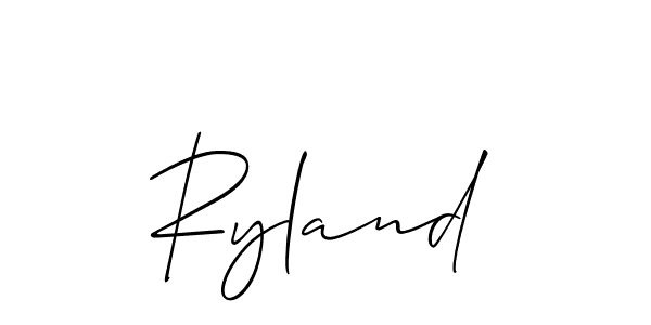 Similarly Allison_Script is the best handwritten signature design. Signature creator online .You can use it as an online autograph creator for name Ryland. Ryland signature style 2 images and pictures png