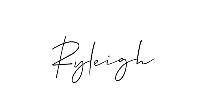 Best and Professional Signature Style for Ryleigh. Allison_Script Best Signature Style Collection. Ryleigh signature style 2 images and pictures png