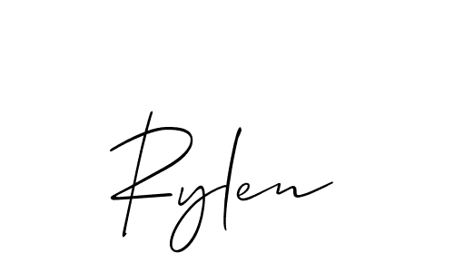 Similarly Allison_Script is the best handwritten signature design. Signature creator online .You can use it as an online autograph creator for name Rylen. Rylen signature style 2 images and pictures png