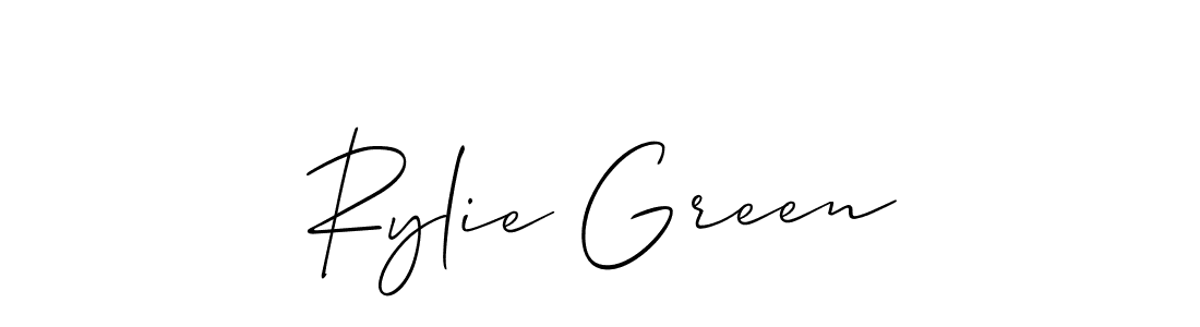 Create a beautiful signature design for name Rylie Green. With this signature (Allison_Script) fonts, you can make a handwritten signature for free. Rylie Green signature style 2 images and pictures png