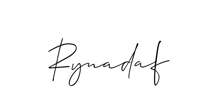 Make a short Rynadaf signature style. Manage your documents anywhere anytime using Allison_Script. Create and add eSignatures, submit forms, share and send files easily. Rynadaf signature style 2 images and pictures png