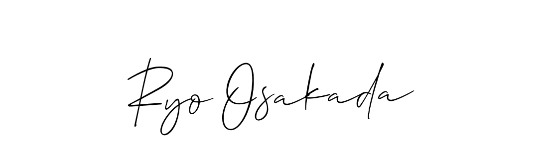 How to Draw Ryo Osakada signature style? Allison_Script is a latest design signature styles for name Ryo Osakada. Ryo Osakada signature style 2 images and pictures png