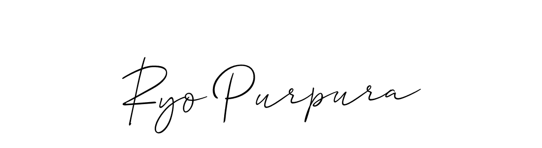You can use this online signature creator to create a handwritten signature for the name Ryo Purpura. This is the best online autograph maker. Ryo Purpura signature style 2 images and pictures png
