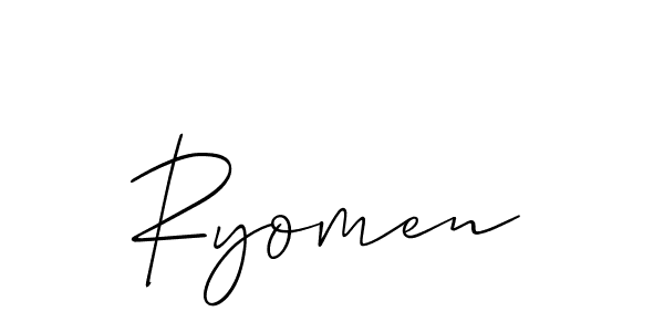 Make a beautiful signature design for name Ryomen. Use this online signature maker to create a handwritten signature for free. Ryomen signature style 2 images and pictures png