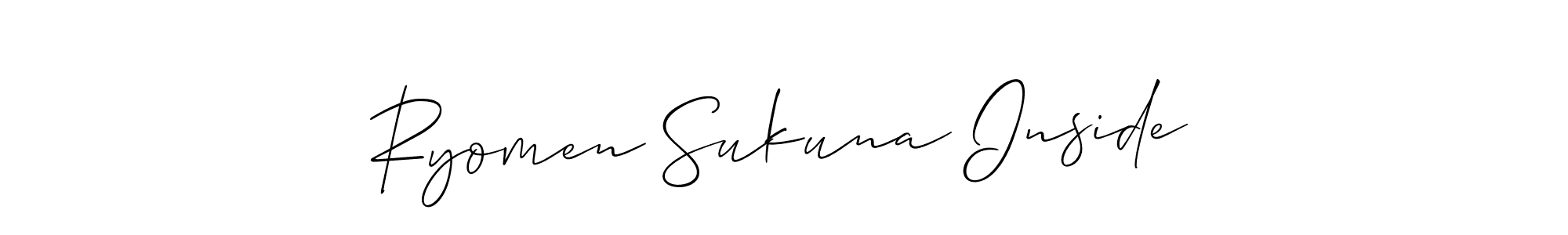 How to make Ryomen Sukuna Inside signature? Allison_Script is a professional autograph style. Create handwritten signature for Ryomen Sukuna Inside name. Ryomen Sukuna Inside signature style 2 images and pictures png