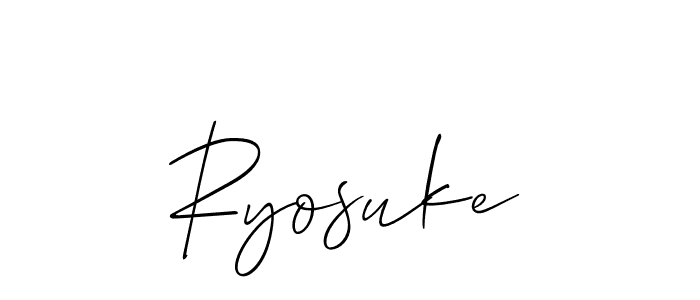 This is the best signature style for the Ryosuke name. Also you like these signature font (Allison_Script). Mix name signature. Ryosuke signature style 2 images and pictures png