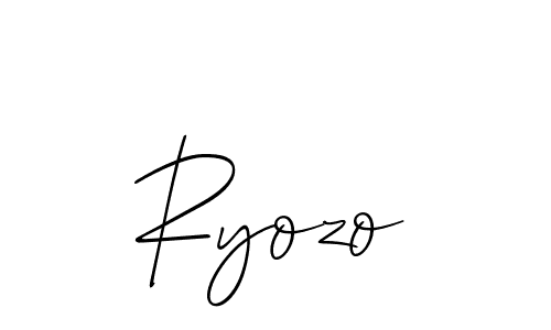 How to make Ryozo name signature. Use Allison_Script style for creating short signs online. This is the latest handwritten sign. Ryozo signature style 2 images and pictures png