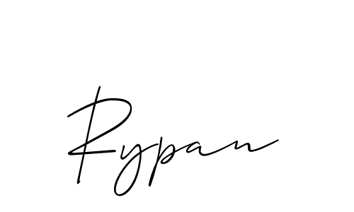 The best way (Allison_Script) to make a short signature is to pick only two or three words in your name. The name Rypan include a total of six letters. For converting this name. Rypan signature style 2 images and pictures png