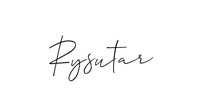 Best and Professional Signature Style for Rysutar. Allison_Script Best Signature Style Collection. Rysutar signature style 2 images and pictures png