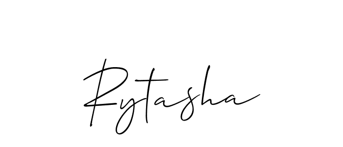 Similarly Allison_Script is the best handwritten signature design. Signature creator online .You can use it as an online autograph creator for name Rytasha. Rytasha signature style 2 images and pictures png