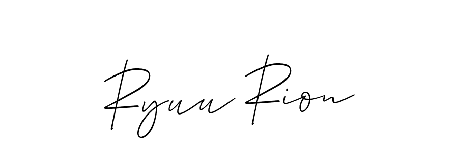 Check out images of Autograph of Ryuu Rion name. Actor Ryuu Rion Signature Style. Allison_Script is a professional sign style online. Ryuu Rion signature style 2 images and pictures png