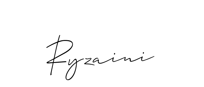 Also we have Ryzaini name is the best signature style. Create professional handwritten signature collection using Allison_Script autograph style. Ryzaini signature style 2 images and pictures png