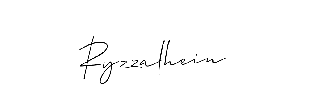 Also we have Ryzzalhein name is the best signature style. Create professional handwritten signature collection using Allison_Script autograph style. Ryzzalhein signature style 2 images and pictures png