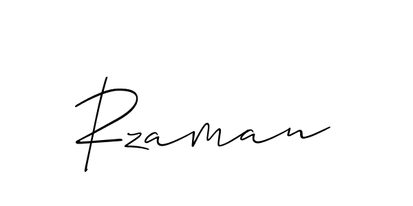 How to Draw Rzaman signature style? Allison_Script is a latest design signature styles for name Rzaman. Rzaman signature style 2 images and pictures png