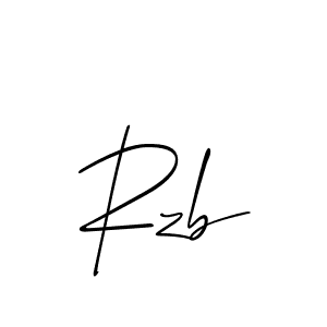 The best way (Allison_Script) to make a short signature is to pick only two or three words in your name. The name Rzb include a total of six letters. For converting this name. Rzb signature style 2 images and pictures png