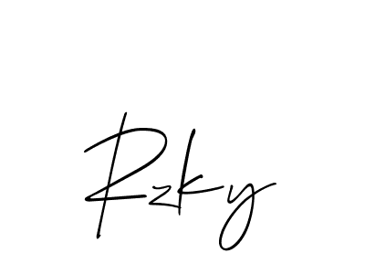 Make a short Rzky signature style. Manage your documents anywhere anytime using Allison_Script. Create and add eSignatures, submit forms, share and send files easily. Rzky signature style 2 images and pictures png
