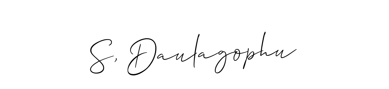 Best and Professional Signature Style for S, Daulagophu. Allison_Script Best Signature Style Collection. S, Daulagophu signature style 2 images and pictures png